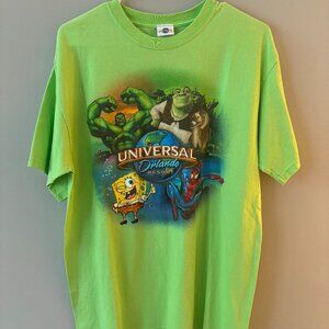 VINTAGE UNIVERSAL ORLANDO SHIRT W/ GREAT CHARACTERS